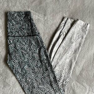 Lululemon Wunder Under Pant (Hi-Rise) (Dazzle Nulux) size 4